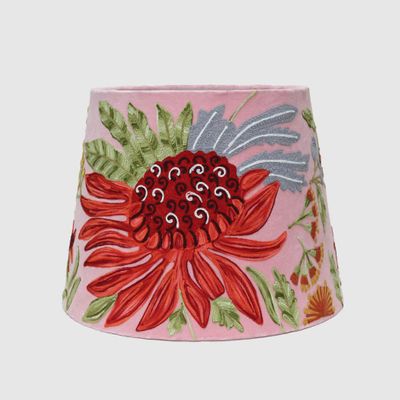 Natives Drum Shade 30x30cm Pink