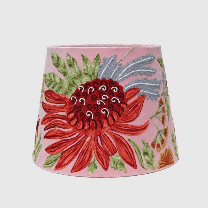 Natives Drum Shade 30x30cm Pink