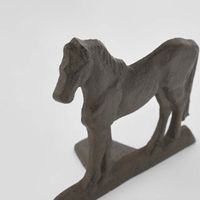 Horse Cast Iron Door Stopper
