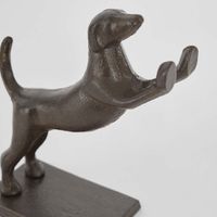 Theo Dog Cast Iron Bookends
