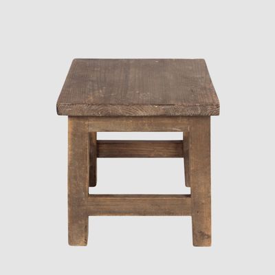 Colmar Square Stool Brown