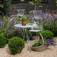 Beaumont Table 71cm Blue