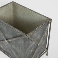 Set of 2 Planter Zinc