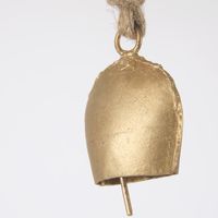 Mini Brass Oval Bell Decoration