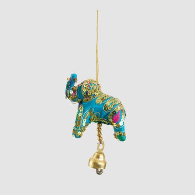 Laila Elephant Decoration Teal