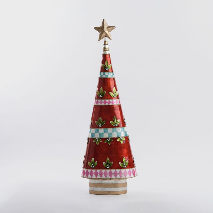 Fleur Capiz Tree Red