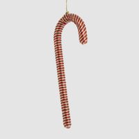 Zari Candy Cane Decoration Red