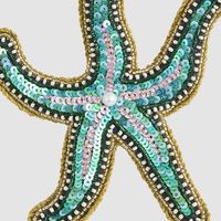 Glimmer Sequin Starfish Decoration