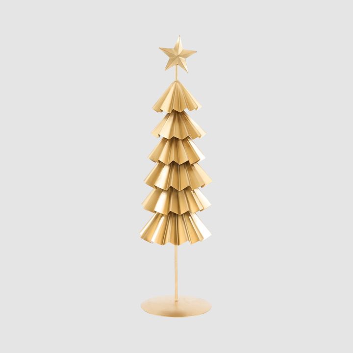 Metal Pleated Tree Large
