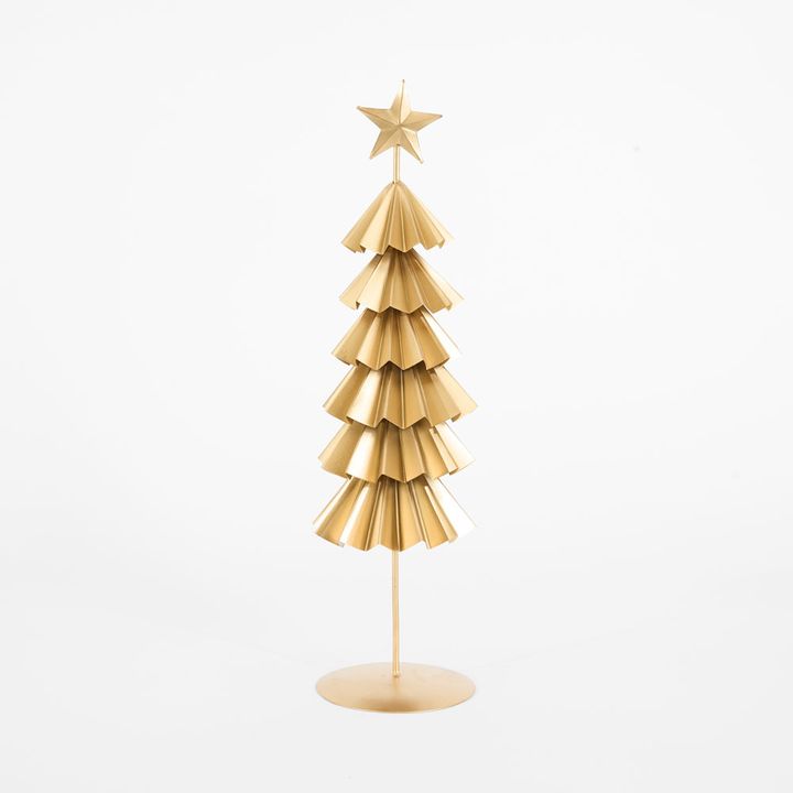 Metal Pleated Tree Large
