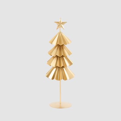 Metal Pleated Tree Small