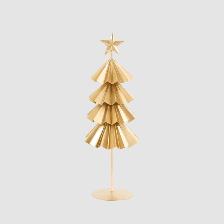 Metal Pleated Tree Small