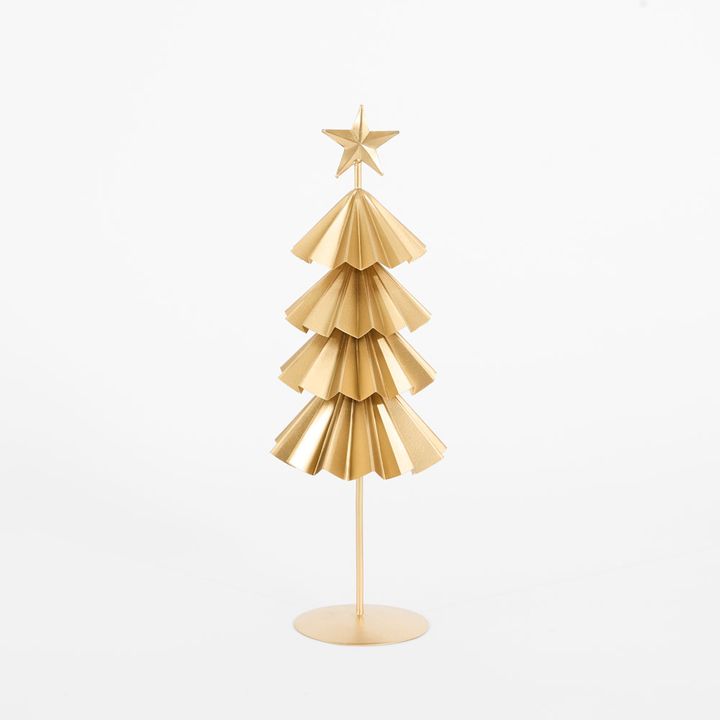 Metal Pleated Tree Small