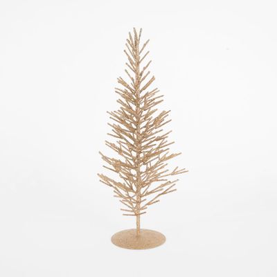 Gilded Alpine Metal Tree