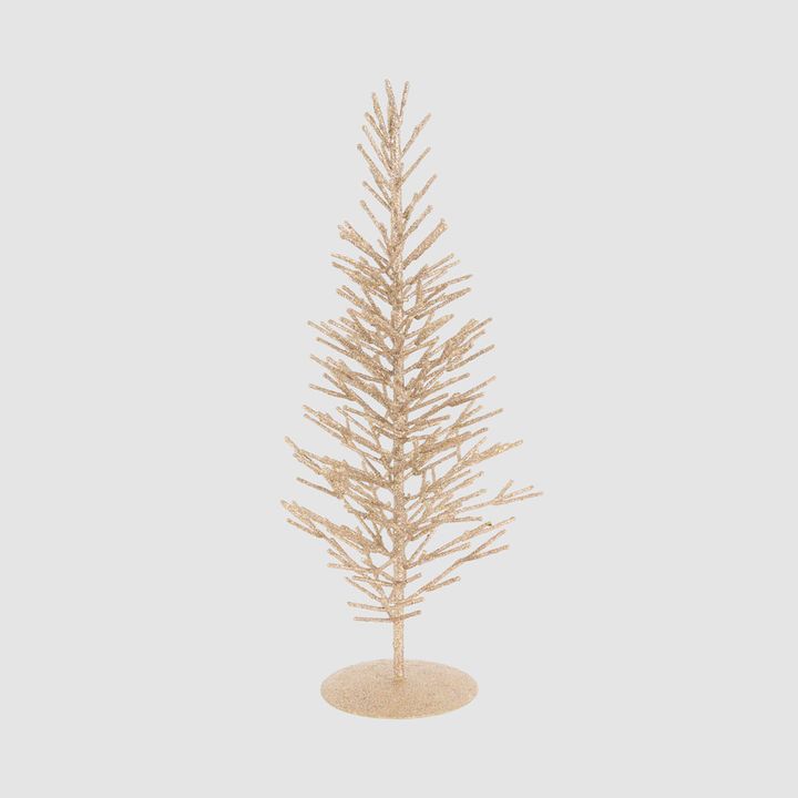 Gilded Alpine Metal Tree