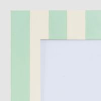 Ciao Bella Photo Frame Green & White