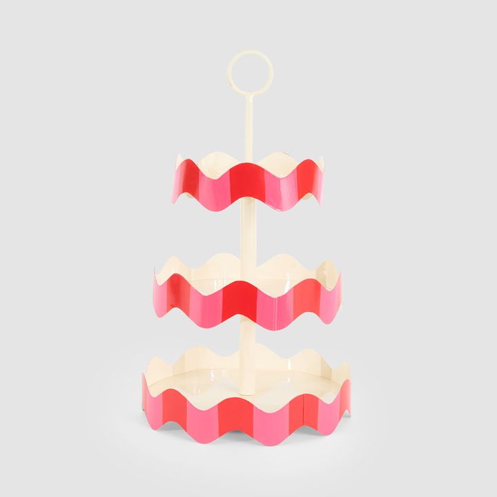 Ciao Bella 3 Tier Stand Red & Pink