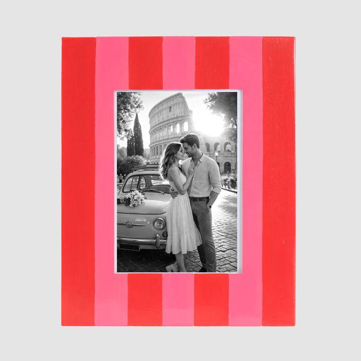 Ciao Bella Photo Frame Red & Pink
