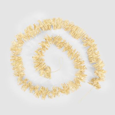 Golden Ribbon Tinsel Garland