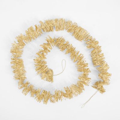 Golden Ribbon Tinsel Garland