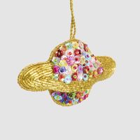 Flora Sequin Saturn Decoration