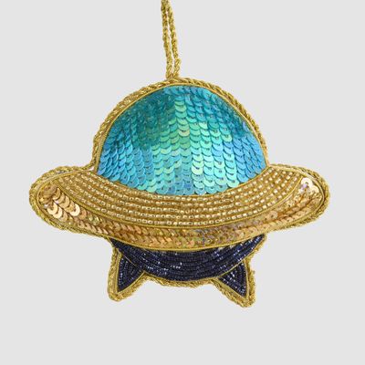 Jetsons Sequin Spaceship Decoration