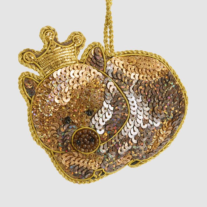 Warren The Wombat Sequin Decoration