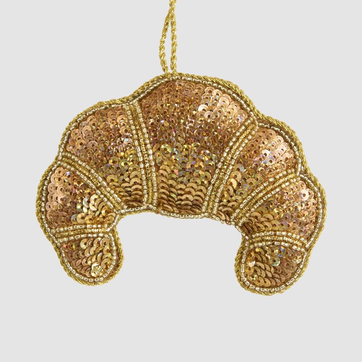 Le Croissant Sequin Decoration