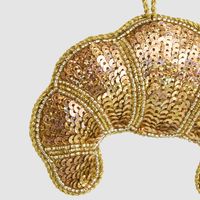 Le Croissant Sequin Decoration