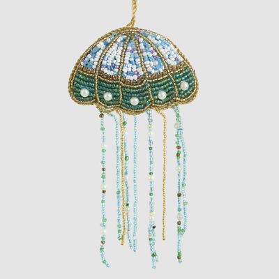 Nettle Beaded Jelly Fish Decoration