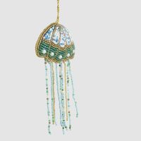 Nettle Beaded Jelly Fish Decoration
