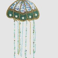 Nettle Beaded Jelly Fish Decoration
