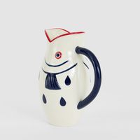 Nautical Ceramic Fish Jug Large