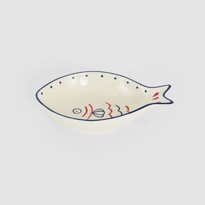 Nautical Ceramic Fish Bowl