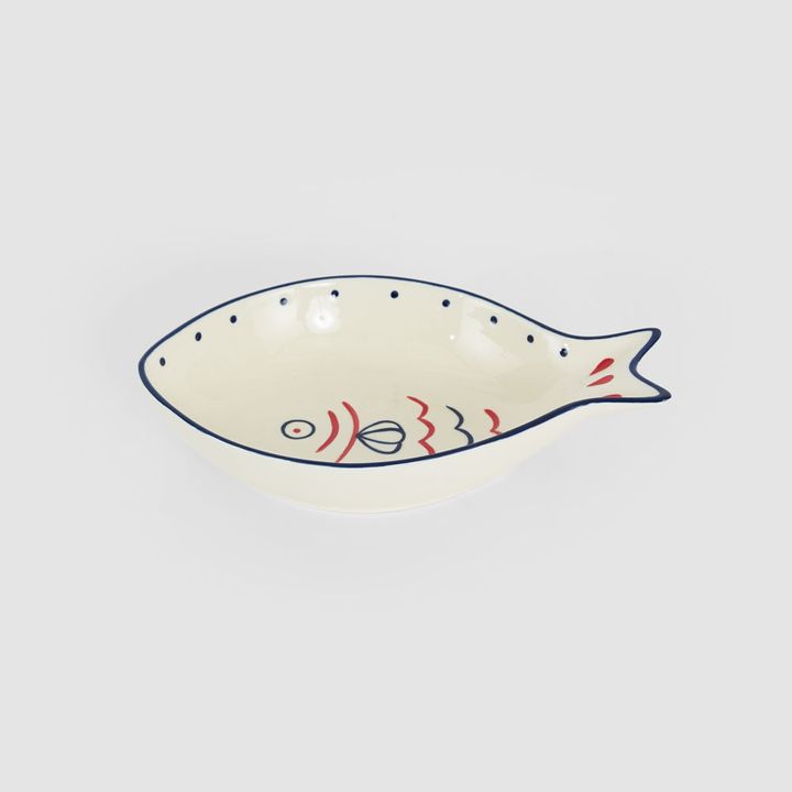 Nautical Ceramic Fish Bowl