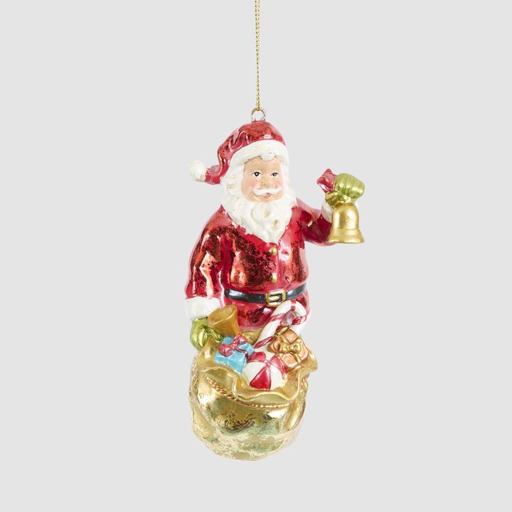 Vinatge Santa with Toy sack Decor