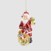 Vinatge Santa with Toy sack Decor