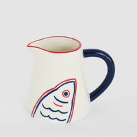 Nautical Ceramic Fish Jug