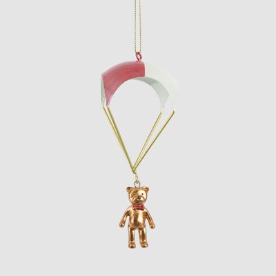 Vintage Parachute Teddy Bear Decoration