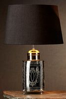 Kensington Table Lamp Base Large Shiny Nickel