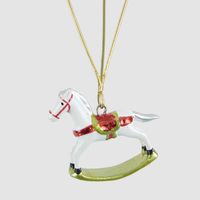 Vintage Bell Rocking Horse Decoration