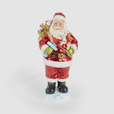 Vintage Santa with Present Sack Decor