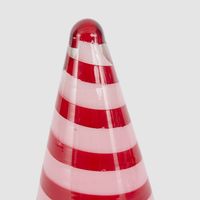 Ciao Bella Red & Pink Glass Cone Tree Small