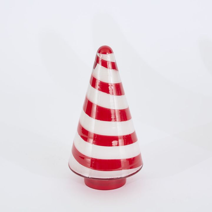 Candy Cane Stripe Cone Tree Small