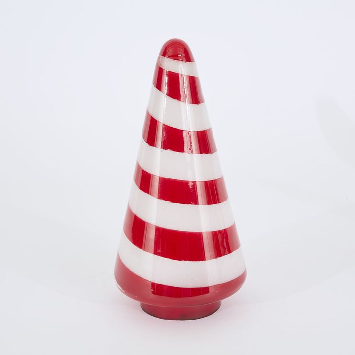 Candy Cane Stripe Cone Tree Large