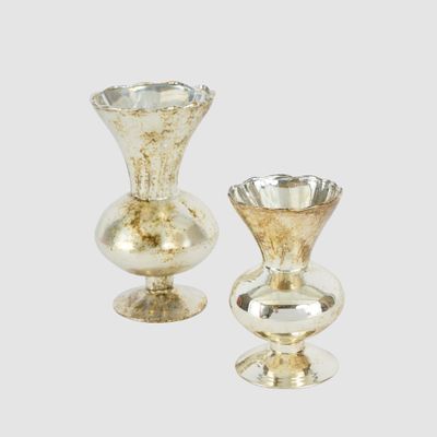 Mercury Glass Vase Small