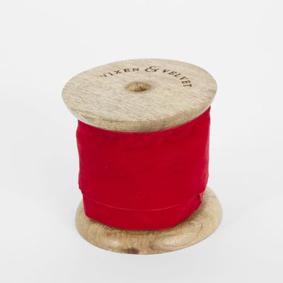Luxurious Velvet Ribbon Red 50mm x 5m