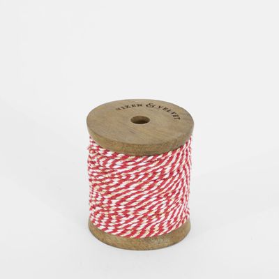 Candy Cane Golden Woven String 10m