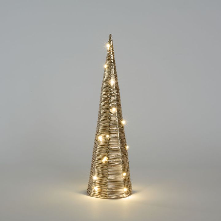 Wrapt Light Up Cone Tree Small