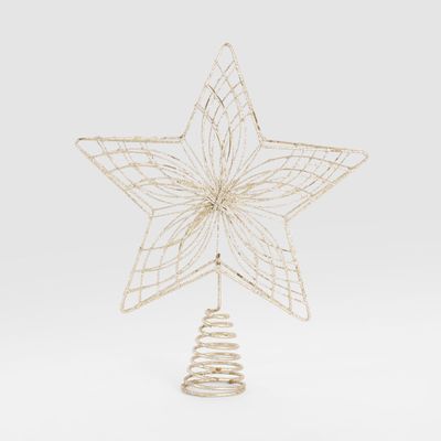 Web Gilded Star Tree Topper